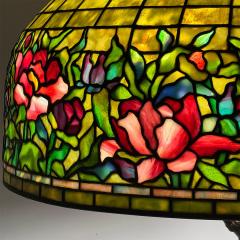 Tiffany Studios Antique Tiffany Studios Floor Lamp with Peony Border - 4300369