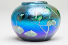 Tiffany Studios Decorated Favrile Glass Cabinet Vase - 4181063