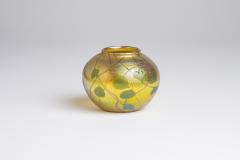Tiffany Studios Decorated Gold Iridescent Cabinet Vase - 4696742