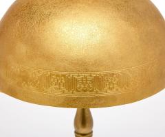 Tiffany Studios Desk Lamp Gilt Brass Bell Shaped Shade Model 424 circa 1910 - 4463276