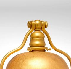 Tiffany Studios Desk Lamp Gilt Brass Bell Shaped Shade Model 424 circa 1910 - 4463280