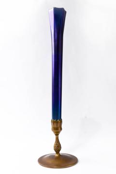 Tiffany Studios Favrile 19 Vase Cobalt Blue Tiffany Studio c a 1900 s - 3299497