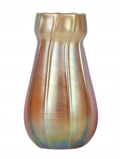 Tiffany Studios Favrile Glass Bud Vase Tiffany Studios New York Circa 1920 - 4793639