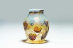 Tiffany Studios Intaglio Decorated Reactive Paperweight Vase - 4202596