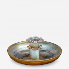 Tiffany Studios L C Tiffany Favrile Iridescent Gold Flower and Vine Bowl - 4311279