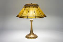 Tiffany Studios Linenfold Table Lamp - 3810296