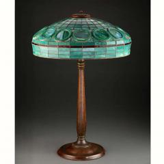 Tiffany Studios Rare Tiffany Studios Jade Ring Table Lamp - 3065004