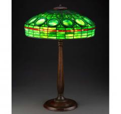 Tiffany Studios Rare Tiffany Studios Jade Ring Table Lamp - 3065006