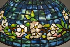 Tiffany Studios Rare Wild Rose Border Table Lamp - 4444964