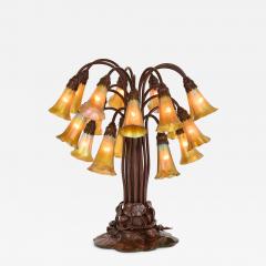 Tiffany Studios Tiffany Studios Eighteen Light Lily Table Lamp - 4776657
