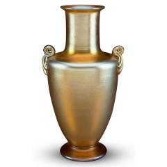 Tiffany Studios Tiffany Studios Favrile Glass Two Handled Vase Circa 1910 - 4310795