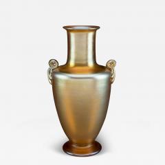 Tiffany Studios Tiffany Studios Favrile Glass Two Handled Vase Circa 1910 - 4311312
