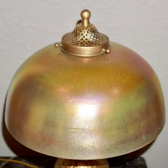 Tiffany Studios Tiffany Studios Gilt Bronze and Favrile Table Lamp - 3013200