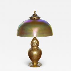 Tiffany Studios Tiffany Studios Gilt Bronze and Favrile Table Lamp - 3014878