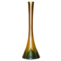 Tiffany Studios Tiffany Studios Gold Favrile Glass Foliate Vase - 4310782