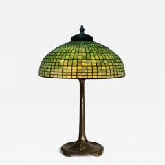 Tiffany Studios Tiffany Studios Large Green Geometric table Lamp - 3652831