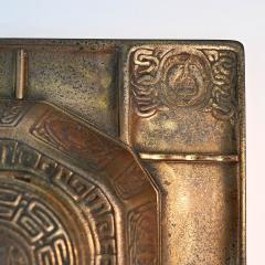 Tiffany Studios Tiffany Studios New York Large Zodiac Bronze Ink Well - 4525431