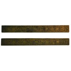 Tiffany Studios Tiffany Studios New York Zodiac Blotter Bronze Dor Two Piece Set - 4525495