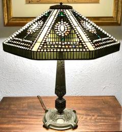Tiffany Studios Tiffany Studios Rare Empire Jewel Table Lamp - 3396749