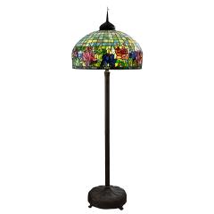 Tiffany Studios Tiffany Style Oriental Poppy Border - 4295253