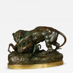 Tiger Surprising an Antelope Antoine Louis Barye - 4412792