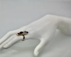 Tigers Eye Seed Pearl Insect Ring - 3455254