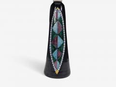 Tilgmans Keramik Large Table Lamp Dark Blue Ceramic Sweden 1958 - 4802309