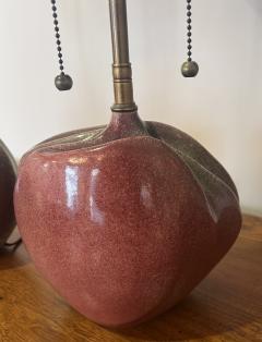 Tim Orr Pair of Tim Orr French 1960s Art Pottery Mid Century Table Lamps - 3335724