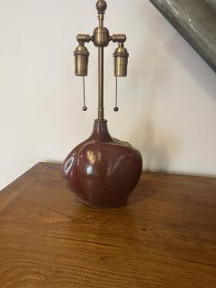 Tim Orr Pair of Tim Orr French 1960s Art Pottery Mid Century Table Lamps - 3335729