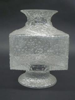 Timo Sarpaneva Five Scandinavian Midcentury Blown Ice Glass Vases by Timo Sarpaneva Iittala - 4108780