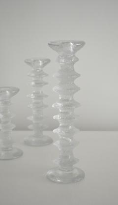 Timo Sarpaneva Mid Century Glass Candlesticks - 2089739