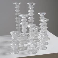 Timo Sarpaneva Set of Fifteen Festivo Glass Candle Holders by Timo Sarpaneva for Iittala 1960s - 4502047