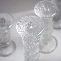 Timo Sarpaneva Set of Fifteen Festivo Glass Candle Holders by Timo Sarpaneva for Iittala 1960s - 4502052
