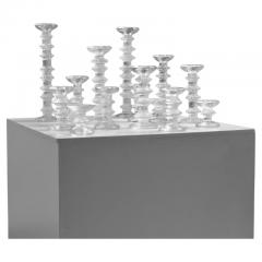Timo Sarpaneva Set of Fifteen Festivo Glass Candle Holders by Timo Sarpaneva for Iittala 1960s - 4504098