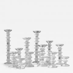 Timo Sarpaneva Set of Fifteen Festivo Glass Candle Holders by Timo Sarpaneva for Iittala 1960s - 4504099