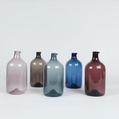 Timo Sarpaneva Set of Five Colourful Timo Sarpaneva Bird Bottles for Iittala 1950s - 4211082