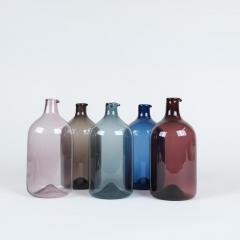 Timo Sarpaneva Set of Five Colourful Timo Sarpaneva Bird Bottles for Iittala 1950s - 4211083