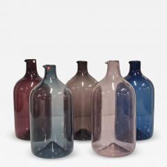 Timo Sarpaneva Set of Five Colourful Timo Sarpaneva Bird Bottles for Iittala 1950s - 4211613