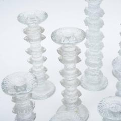 Timo Sarpaneva Timo Sarpaneva Festivo Glass Candlesticks for Iittala Findland 1960s - 363952