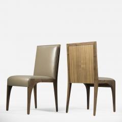 Tinatin Kilaberidze Dining Chairs or Side Chairs in Walnut by Tinatin Kilaberidze - 233844