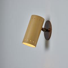 Tito Agnoli 1960s Tito Agnoli Beige Metal and Brass Articulating Sconce for O Luce - 2998984