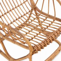 Tito Agnoli A Pair of Rattan Lounge Chairs Attributed to Tito Agnoli  - 4277606