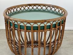 Tito Agnoli ITALIAN RATTAN TABLE - 2238598