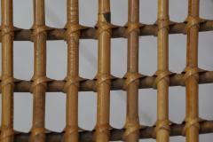 Tito Agnoli Pair of 4 Vintage Italian Tito Agnoli Rattan Chairs 1950s - 3145782