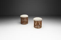 Tito Agnoli Pair of Tito Agnoli Footstools Italy 1960s - 4389285