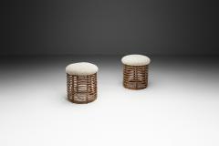 Tito Agnoli Pair of Tito Agnoli Footstools Italy 1960s - 4389286