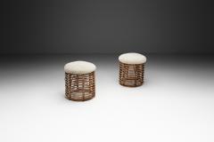 Tito Agnoli Pair of Tito Agnoli Footstools Italy 1960s - 4389287