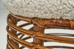 Tito Agnoli Pair of Tito Agnoli Footstools Italy 1960s - 4389289