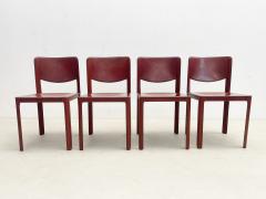 Tito Agnoli Set of 8 Sistina Saddle Dining Chairs by Tito Agnoli for Matteo Grassi - 2553160
