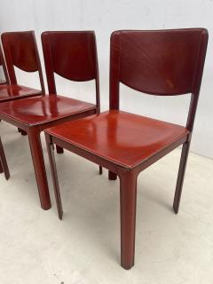 Tito Agnoli Set of 8 Sistina Saddle Dining Chairs by Tito Agnoli for Matteo Grassi - 2553162